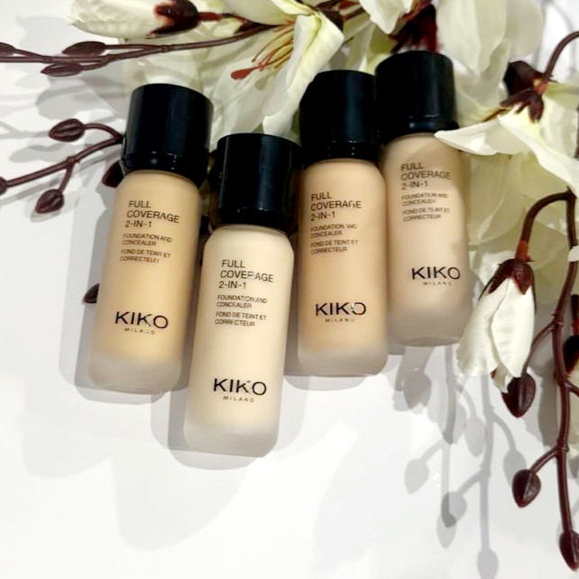کرم پودر و کانسیلر 2 در 1 فول کاور KIKO MILANO